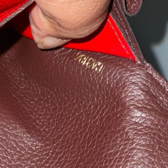 Louis Vuitton  Red Impreinte  wallet - Picture 6 of 7